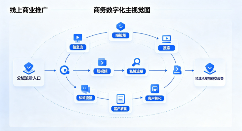 高港区线上商业推广怎么做？全域流量闭环搭建与低成本转化实战指南